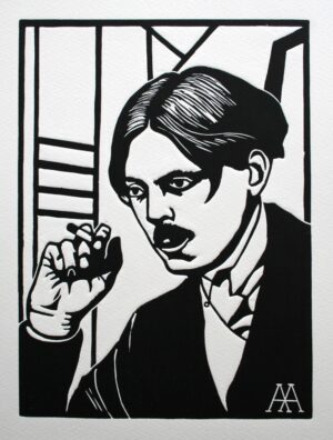 Linocut Poster — Wyndham Lewis